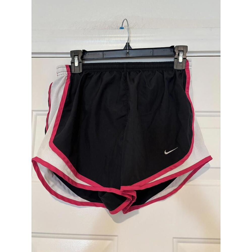 Women's sz‎ S Nike athletic black dri fit shorts #594